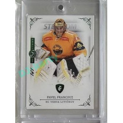 2023 Legendary Cards REKORDY ČESKÉ EXTRALIGY #069 Pavel Francouz Expo Praha Emerald 1/1