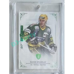 2023 Legendary Cards REKORDY ČESKÉ EXTRALIGY #084 Radek Bělohlav Expo Praha Emerald 1/1