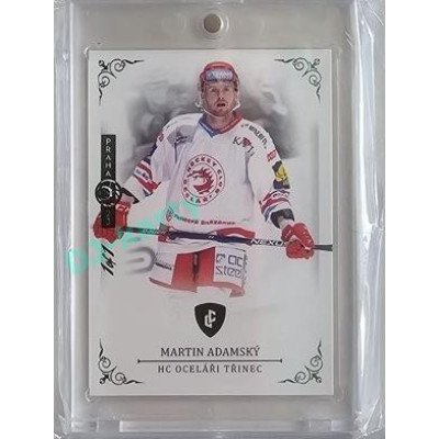 2023 Legendary Cards REKORDY ČESKÉ EXTRALIGY #044 Martin Adamský Expo Praha Emerald 1/1