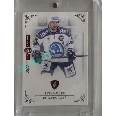 2023 Legendary Cards REKORDY ČESKÉ EXTRALIGY #076 Petr Kadlec Expo Praha Red 1/1
