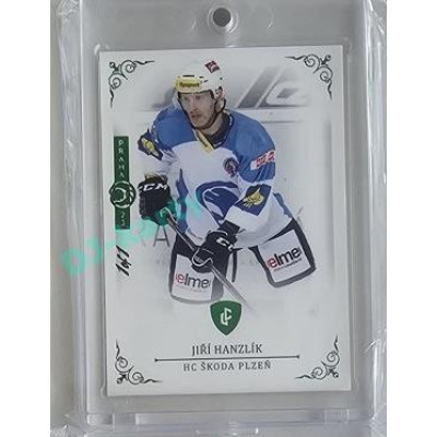 2023 Legendary Cards REKORDY ČESKÉ EXTRALIGY #029 Jiří Hanzlík Expo Praha Emerald 1/1