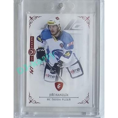 2023 Legendary Cards REKORDY ČESKÉ EXTRALIGY #029 Jiří Hanzlík Expo Praha Red 1/1
