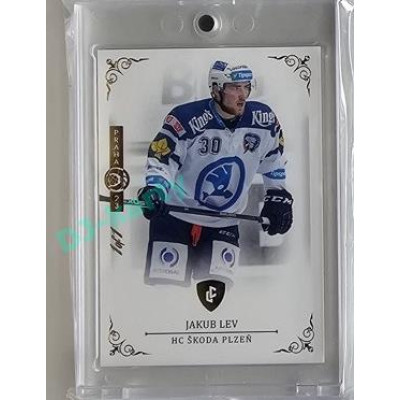 2023 Legendary Cards REKORDY ČESKÉ EXTRALIGY #016 Jakub Lev Expo Praha Gold 1/1