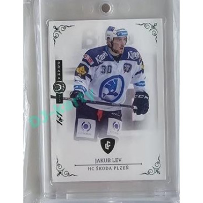 2023 Legendary Cards REKORDY ČESKÉ EXTRALIGY #016 Jakub Lev Expo Praha Emerald 1/1