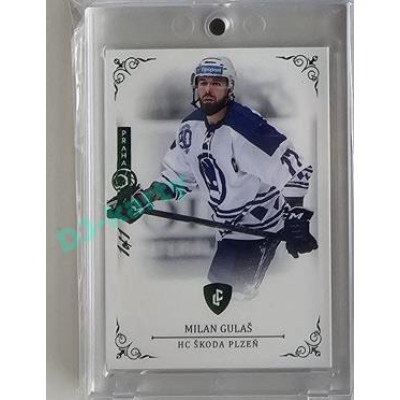 2023 Legendary Cards REKORDY ČESKÉ EXTRALIGY #059 Milan Gulaš Expo Praha Emerald 1/1