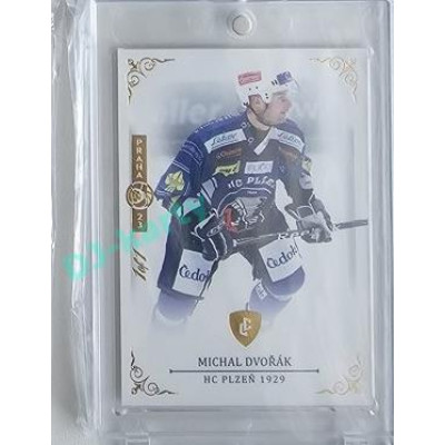 2023 Legendary Cards REKORDY ČESKÉ EXTRALIGY #054 Michal Dvořák Expo Praha Gold 1/1