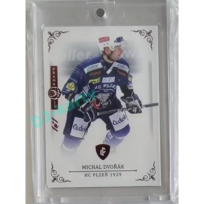 2023 Legendary Cards REKORDY ČESKÉ EXTRALIGY #054 Michal Dvořák Expo Praha Red 1/1