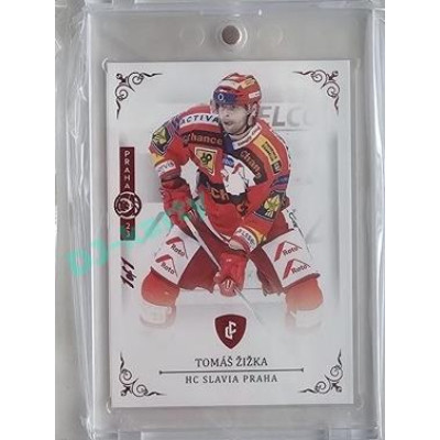 2023 Legendary Cards REKORDY ČESKÉ EXTRALIGY #104 Tomáš Žižka Expo Praha Red 1/1