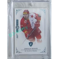 2023 Legendary Cards REKORDY ČESKÉ EXTRALIGY #025 Jaroslav Bednář Expo Praha Turquoise 1/1