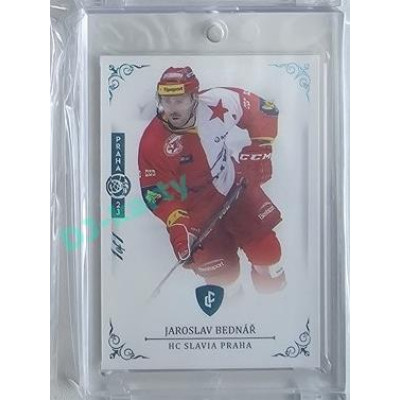 2023 Legendary Cards REKORDY ČESKÉ EXTRALIGY #025 Jaroslav Bednář Expo Praha Turquoise 1/1