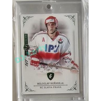 2023 Legendary Cards REKORDY ČESKÉ EXTRALIGY #061 Miloslav Hořava st. Expo Praha Emerald 1/1