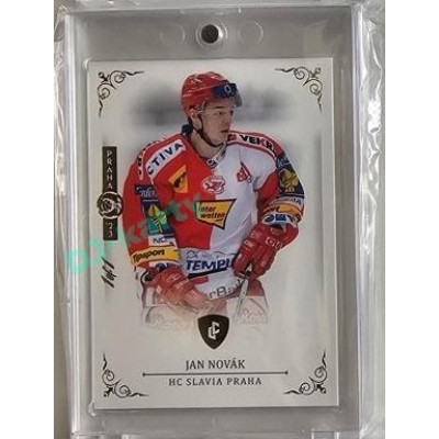 2023 Legendary Cards REKORDY ČESKÉ EXTRALIGY #020 Jan Novák Expo Praha Gold 1/1