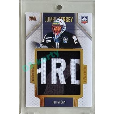2022/23 Goal Cards Chance #J-32 Jan Mičán Jumbo Jersey 1of2 EXPO PROMO