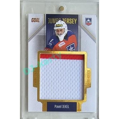 2022/23 Goal Cards Chance #J-31 Pavel Jekel Jumbo Jersey 1of2 EXPO PROMO