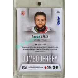 2022/23 Goal Cards Chance #J-35 Roman Málek Jumbo Jersey 1of2 EXPO PROMO