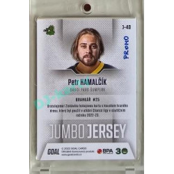 2022/23 Goal Cards Chance #J-40 Petr Hamalčík Jumbo Jersey 1of2 EXPO PROMO