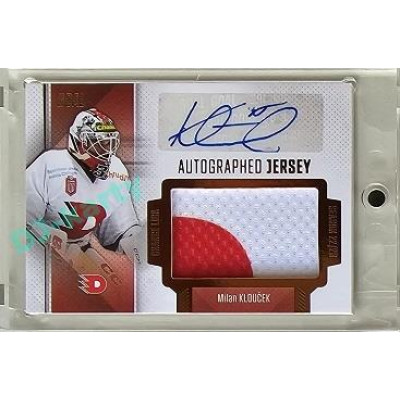 2022/23 Goal Cards Chance #JA-38 Milan Klouček Autographed Jersey 1of3 EXPO PROMO