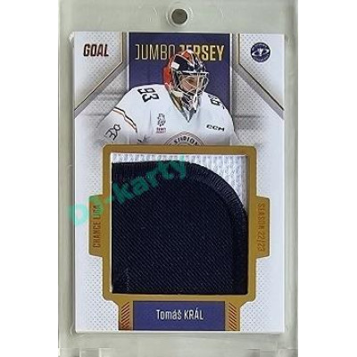 2022/23 Goal Cards Chance #J-29 Tomáš Král Jumbo Jersey 1of2 EXPO PROMO