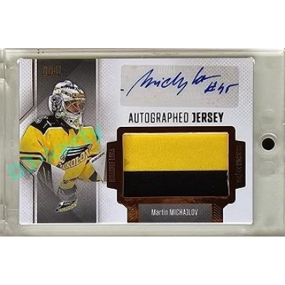 2022/23 Goal Cards Chance #JA-27 Martin Michajlov Autographed Jersey 1of2 EXPO PROMO