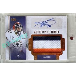 2022/23 Goal Cards Chance #JA-29 Tomáš Král Autographed Jersey 1of3 EXPO PROMO