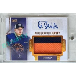 2022/23 Goal Cards Chance #JA-30 Šimon Sklíba Autographed Jersey 1of2 EXPO PROMO