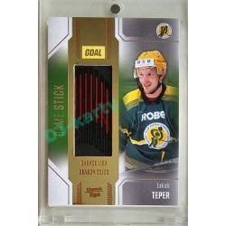 2022/23 Goal Cards Chance #S-35 Jakub Teper Game Used Stick 1of3 EXPO PROMO