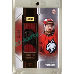 2022/23 Goal Cards Chance #S-52 Daniel Vrdlovec Game Used Stick 1of3 EXPO PROMO