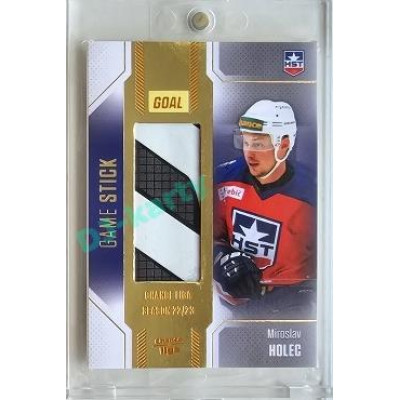 2022/23 Goal Cards Chance #S-44 Miroslav Holec Game Used Stick 1of3 EXPO PROMO