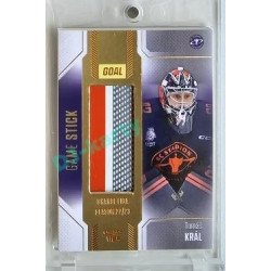 2022/23 Goal Cards Chance #S-42 Tomáš Král Game Used Stick 1of3 EXPO PROMO
