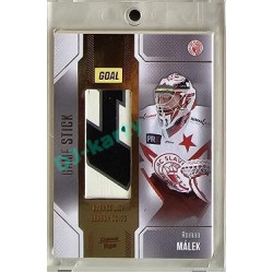 2022/23 Goal Cards Chance #S-47 Roman Málek Game Used Stick 1of3 EXPO PROMO