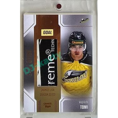 2022/23 Goal Cards Chance #S-07 Vojtěch Tomi Game Used Stick 1of1 EXPO PROMO