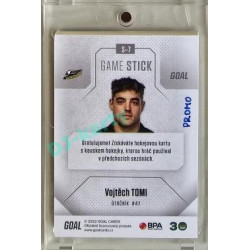 2022/23 Goal Cards Chance #S-07 Vojtěch Tomi Game Used Stick 1of1 EXPO PROMO