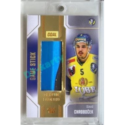 2022/23 Goal Cards Chance #S-45 David Chroboček Game Used Stick 1of3 EXPO PROMO