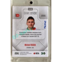 2022/23 Goal Cards Chance #S-54 Michal Rouha Game Used Stick 1of3 EXPO PROMO