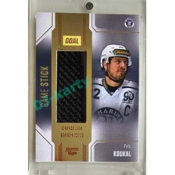 2022/23 Goal Cards Chance #S-50 Petr Koukal Game Used Stick 1of3 EXPO PROMO