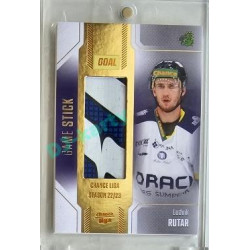 2022/23 Goal Cards Chance #S-56 Ludvík Rutar Game Used Stick 1of1 EXPO PROMO
