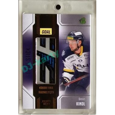 2022/23 Goal Cards Chance #S-56 Denis Kindl Game Used Stick 1of3 EXPO PROMO