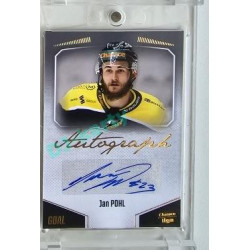 2022/23 Goal Cards Chance Liga 2. série #99 Jan Pohl Autograph 1of1 EXPO PROMO