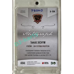 2022/23 Goal Cards Chance Liga 2. série #104 Tomáš Jáchym Autograph 1of1 EXPO PROMO