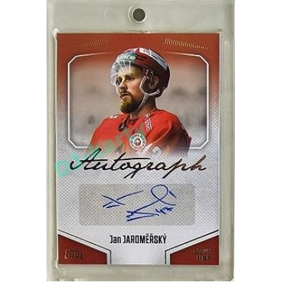 2022/23 Goal Cards Chance Liga 2. série #140 Jan Jaroměřský Autograph 1of1 EXPO PROMO