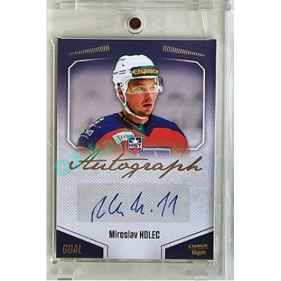 2022/23 Goal Cards Chance Liga 2. série #118 Miroslav Holec Autograph 1of1 EXPO PROMO