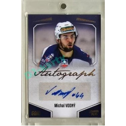 2022/23 Goal Cards Chance Liga 2. série #119 Michal Vodný Autograph 1of1 EXPO PROMO