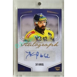 2022/23 Goal Cards Chance Liga 2. série #122 Jiří Krisl Autograph 1of1 EXPO PROMO
