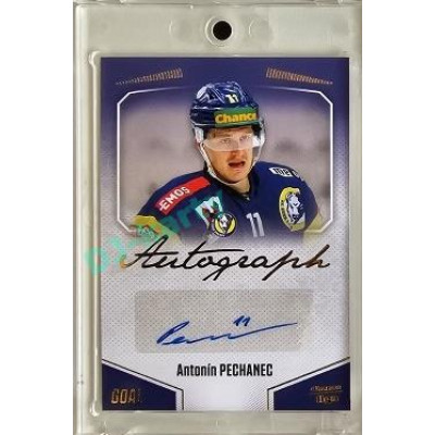 2022/23 Goal Cards Chance Liga 2. série #125 Antonín Pechanec Autograph 1of1 EXPO PROMO