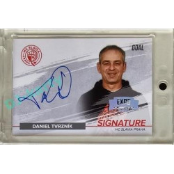 2022/23 Goal Cards Chance Liga #S-DT Daniel Tvrzník Signature Expo 1of5 Silver