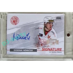 2022/23 Goal Cards Chance Liga #S-DN Dominik Němeček Signature Expo 1of5 Silver