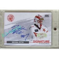 2022/23 Goal Cards Chance Liga #S-MP Michal Pittr Signature Expo 1of5 Silver