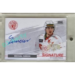 2022/23 Goal Cards Chance Liga #S-MS Michal Simon Signature Expo 1of5 Silver
