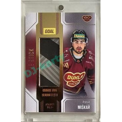 2022/23 Goal Cards Chance #S-33 Patrik Miškář Game Used Stick 1of3 EXPO PROMO
