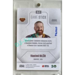 2022/23 Goal Cards Chance #S-02 Vlastimil Bilčík Game Used Stick 1of1 EXPO PROMO
